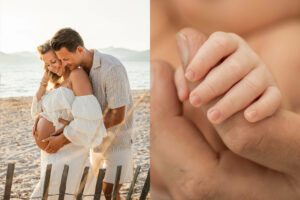 Pack grossesse et naissance, séance photo en famille à Hyères