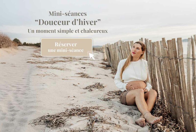 Mini-séances douceur d'hiver en bord de mer à Hyères : une date unique pour un moment simple et chaleureux en famille